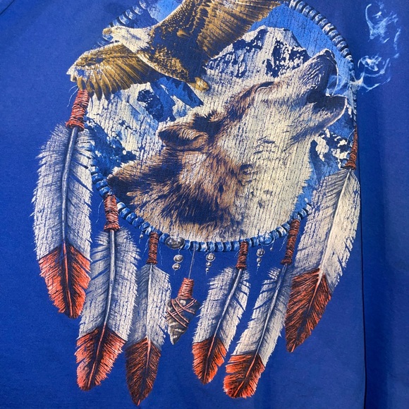 FOTL vintage wolf t-shirt - Picture 2 of 3